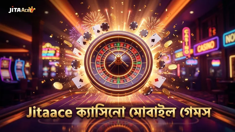 Jitaace ক্যাসিনোর বৈচিত্র্যময় গেমস মোবাইল প্ল্যাটফর্মে সহজে খেলা যায়